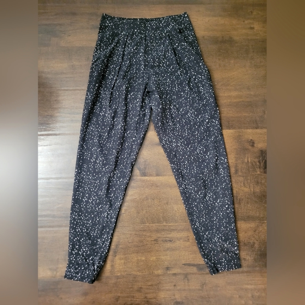 Lululemon &go City Jogger Pants Butterfly Texture Black White Size 2 Rare